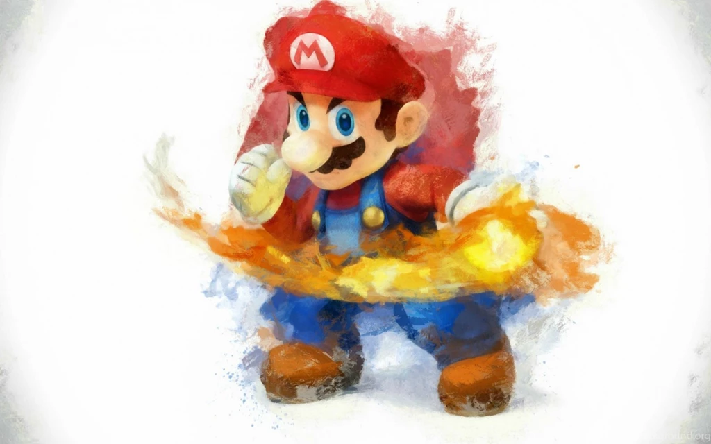 Download Wallpapers 3840x2400 Mario, Nintendo, Character, Art Ultra ...
