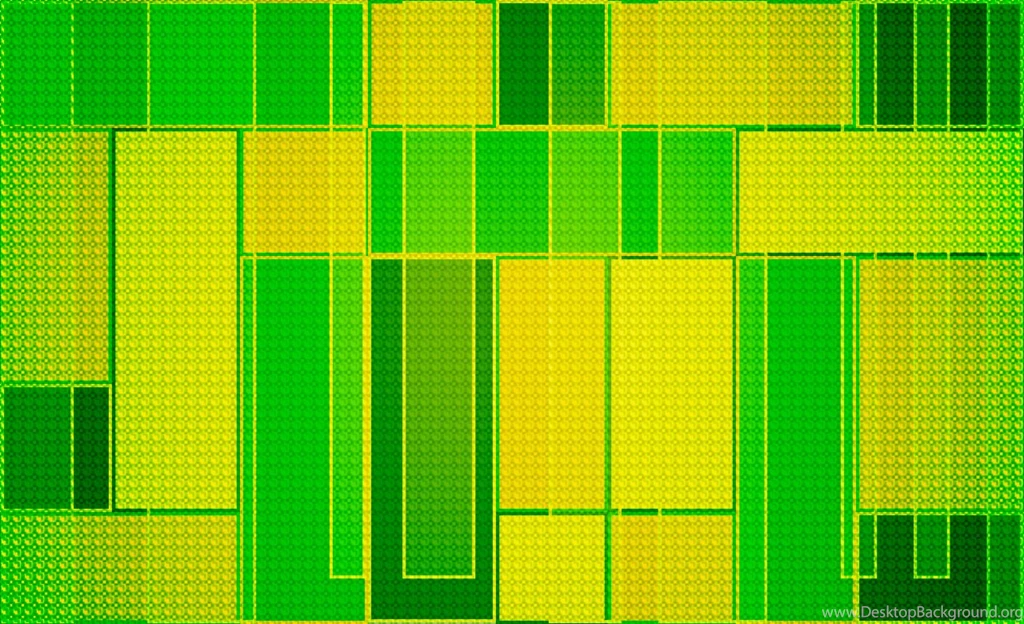 Random Green And Gold Rectangles