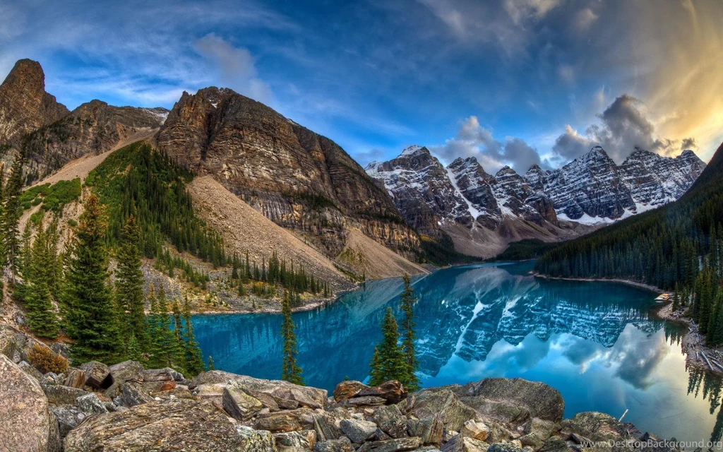 Moraine Lake Landscape >> HD Wallpaper, Get It Now!