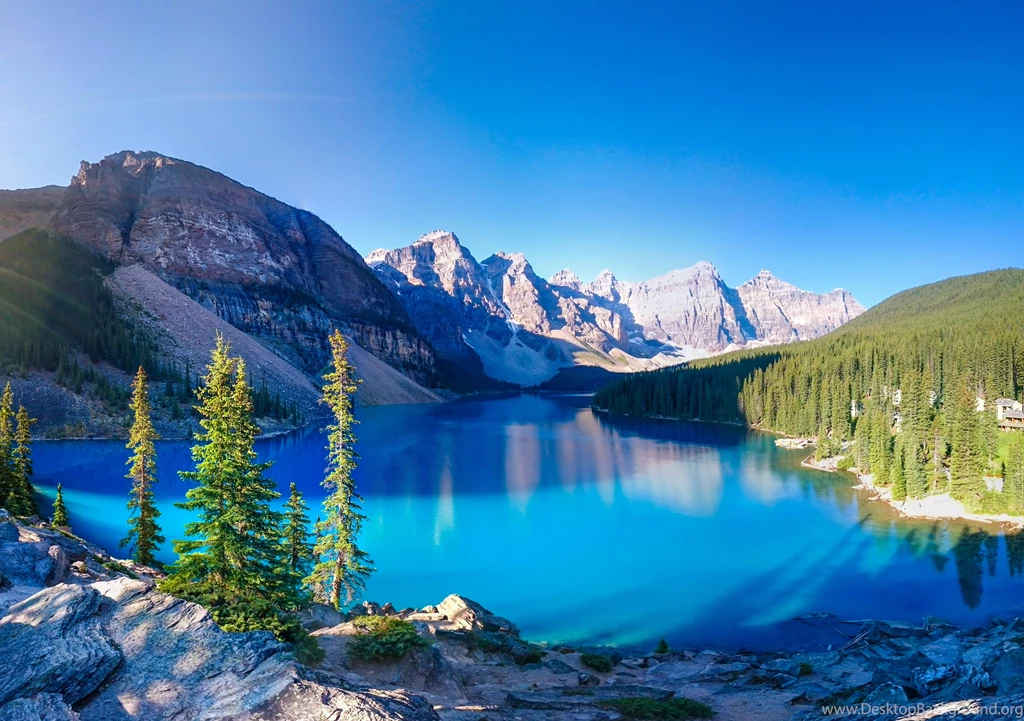 Lakes: Moraine Lake Mountain Nature Fun Forest Cool Wallpapers Wide ...