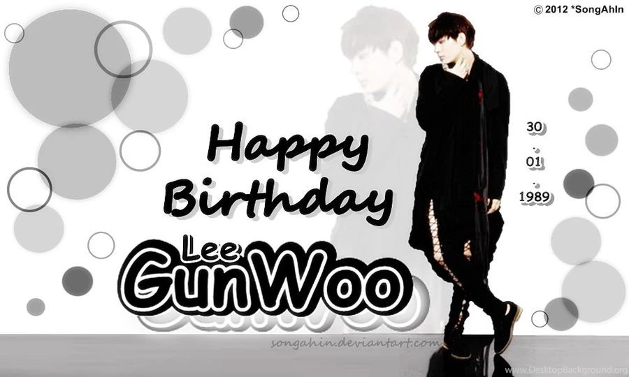 GunWoo MYNAME Birthday Wallpapers By SongAhIn On DeviantArt