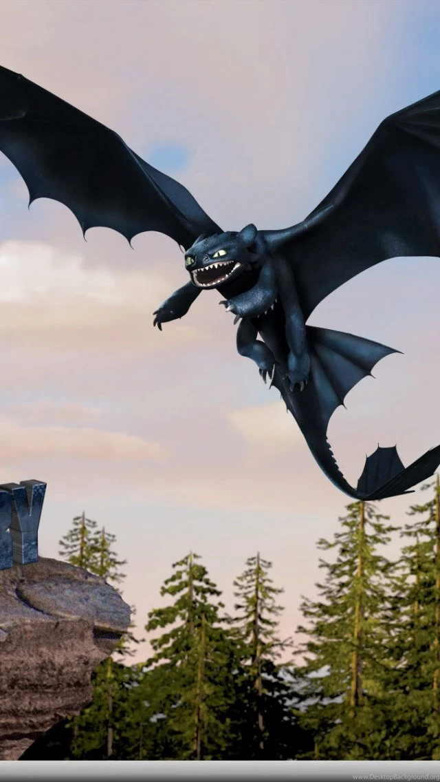 Download Wallpapers 640x1136 How To Train Your Dragon, Toothless ...