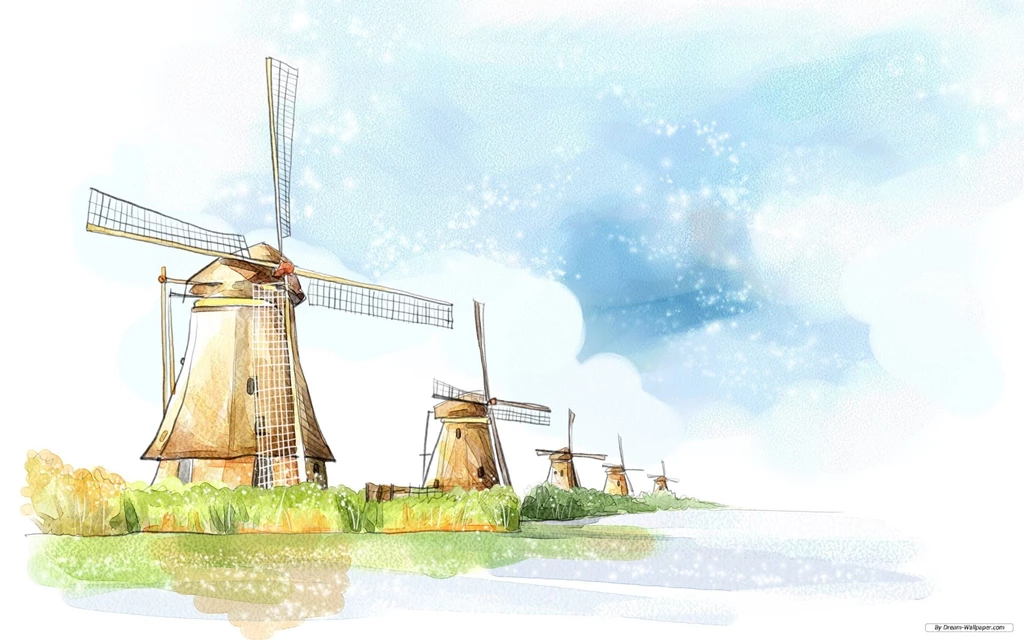 Free Wallpapers Free Art Wallpapers Drawing Beautiful Scenery ...