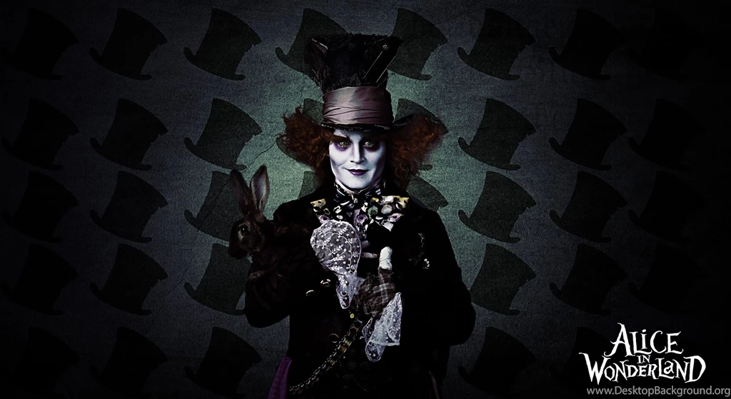Mad Hatter Johnny Depp Alice In Wonderland Desktop Wallpapers