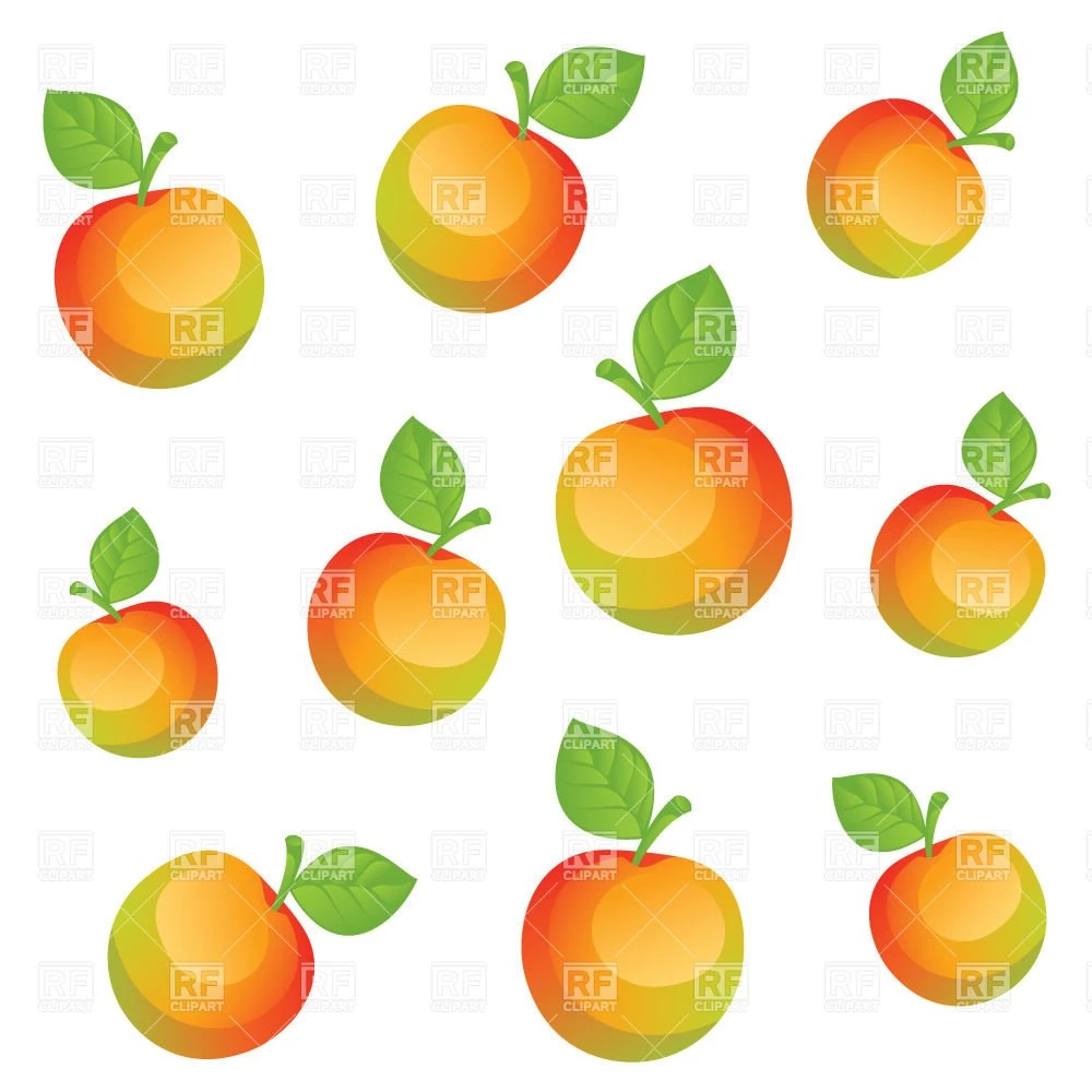 Simplistic Seamless Wallpapers With Apples Isolated On White ...
