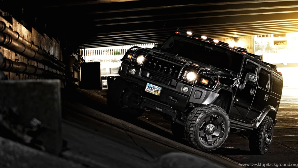 Download Wallpapers 3840x2160 Hummer, H2, Black, Off Road, Black ...