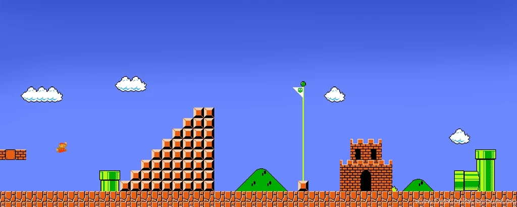 Download Wallpapers, Download 2560x1024 Mario Duel Super Mario ...