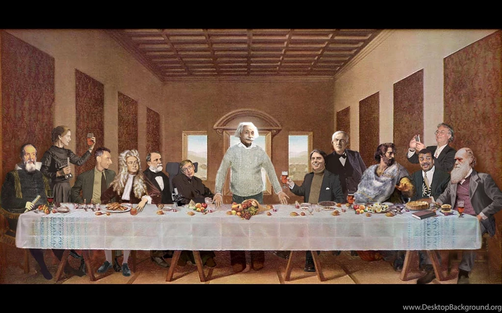 Wallpapers Physics Last Supper Scientists Fanpop 1920x1200 ...