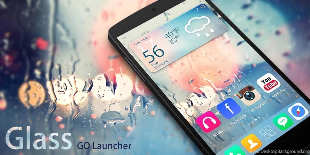 Glass GO Launcher Theme Android Apps On Google Play