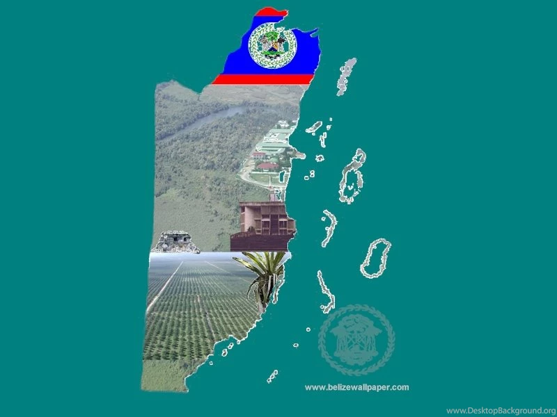 Belize Map Wallpapers