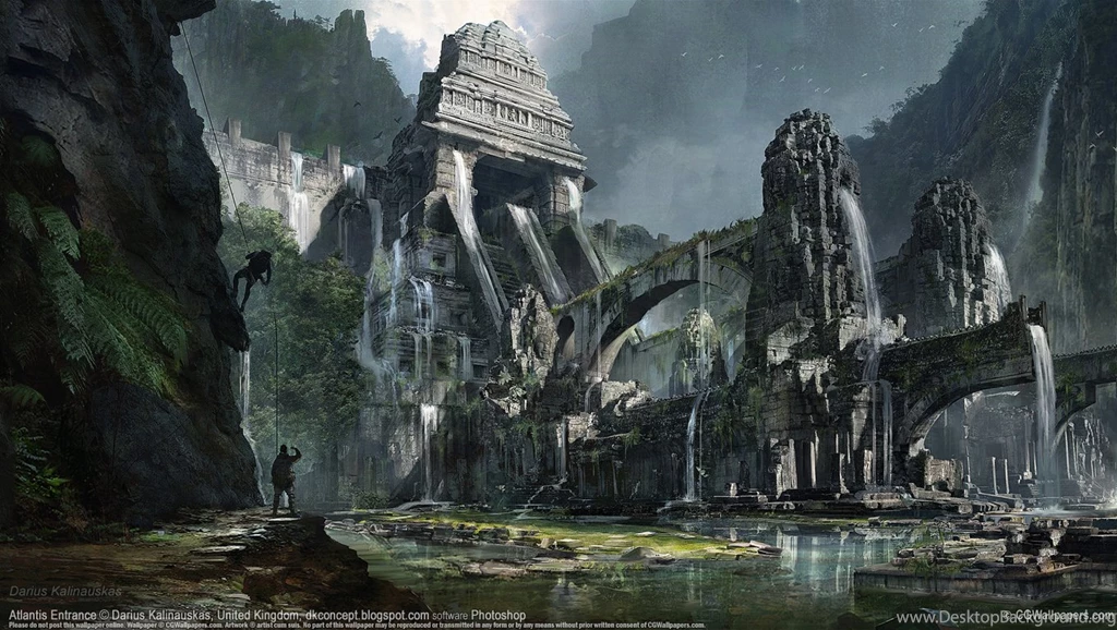 Darius Kalinauskas Wallpapers Atlantis Entrance 1360x768