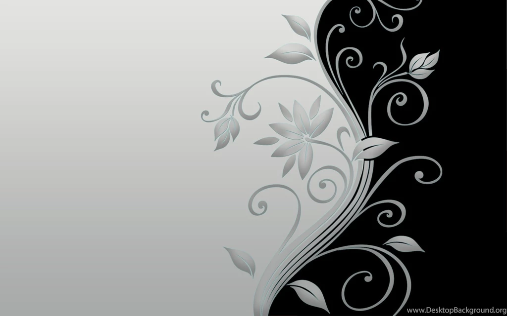 Blossom Black & White Flower Wallpapers