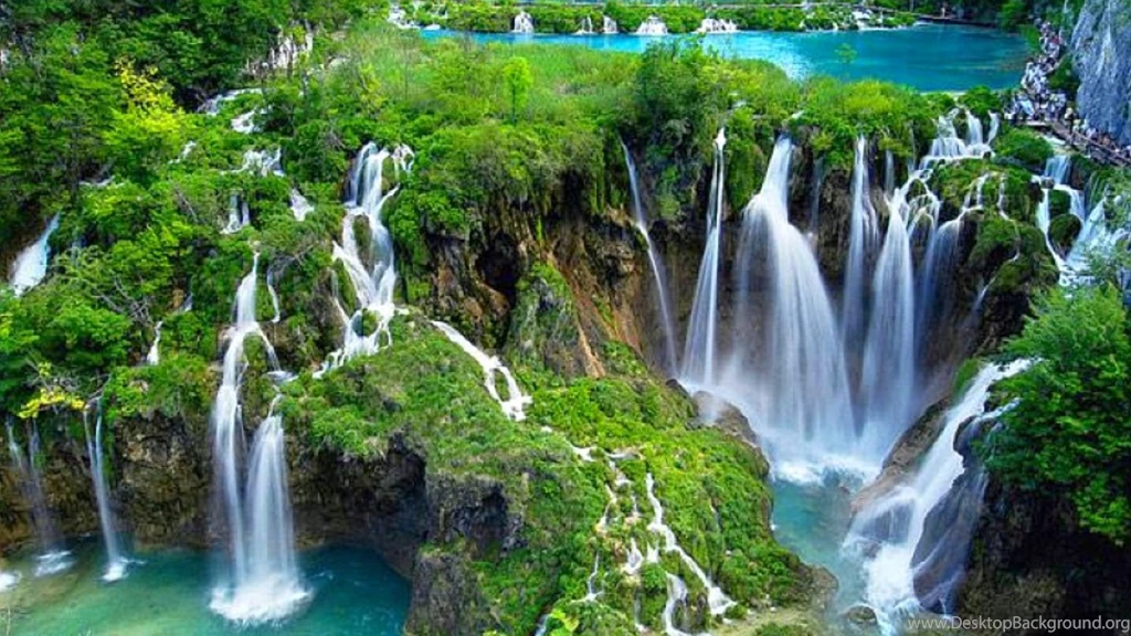 19 Lush Green Waterfall Wallpapers