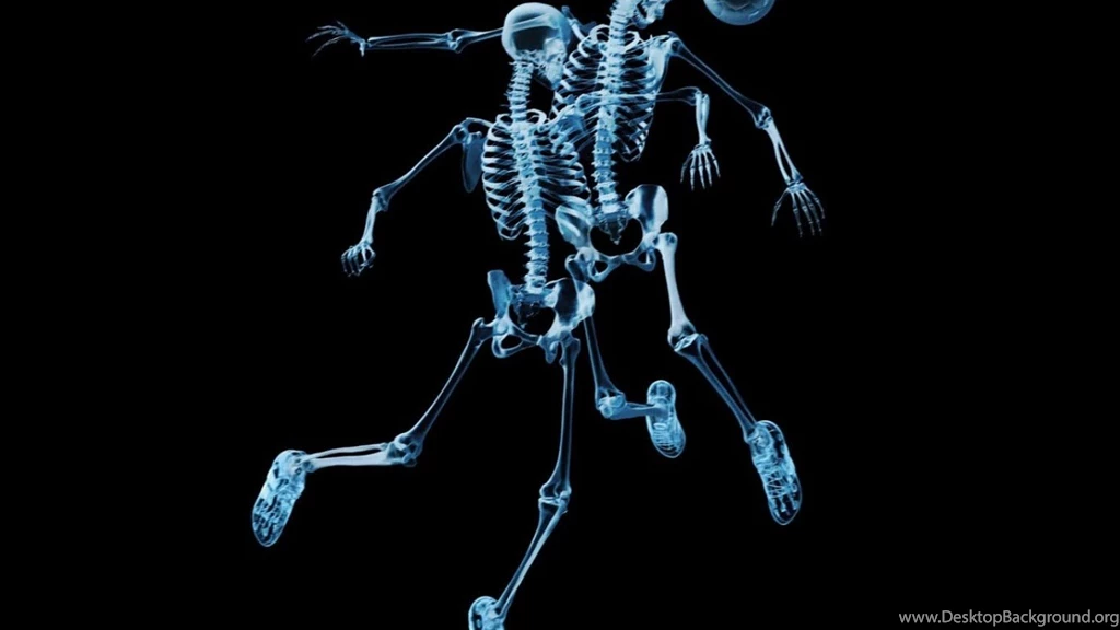 Wallpapers X Ray Skeletons Ball Football New 1366x768