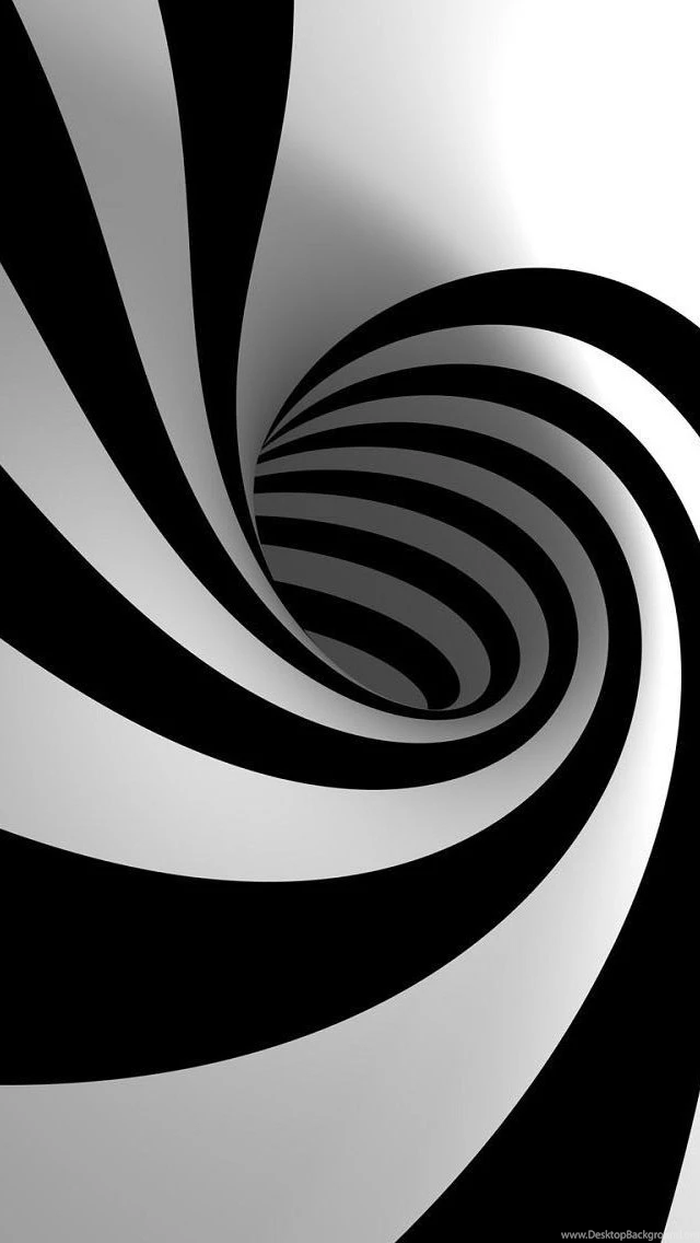 Black And White Swirl iPhone 5 Wallpapers (640x1136)
