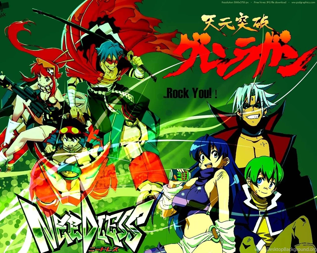 Gurren Laggan+Needles!! Anime Wallpapers (18885535) Fanpop