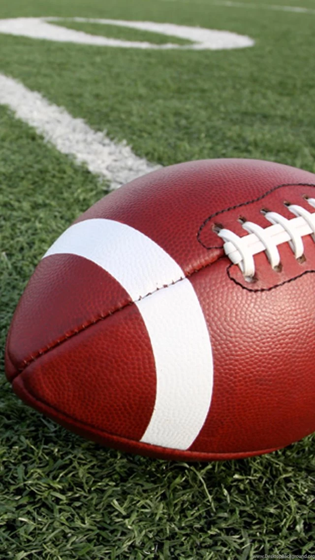 Football On A Field iPhone 5 Wallpapers (640x1136)