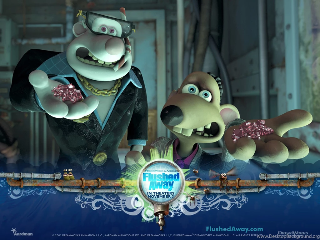Download Flushed Away Wallpapers 1600x1200