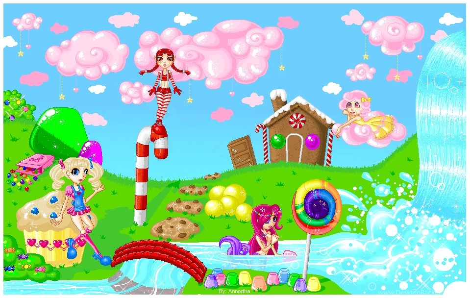 Pixel Candy Land By Annortha On DeviantArt