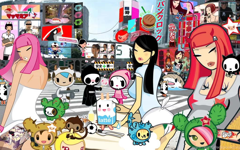 Hello Kitty Tokidoki Background Images