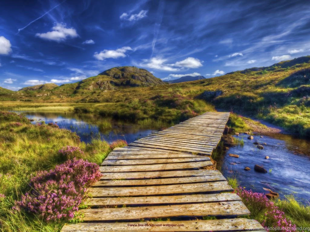 Beautiful Bridge Highlands Scotland Beautiful Backgrounds ...
