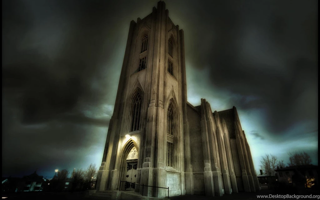 Hdr Church Creepy Stuff High Resolution Image Dual Screen