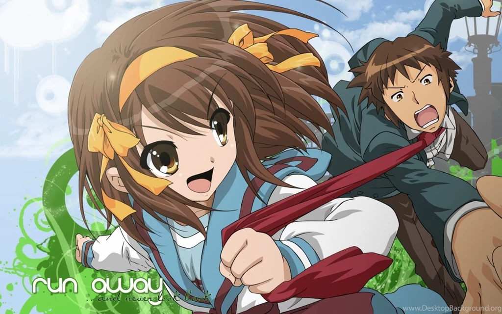 Wallpapers Haruhi Suzumiya Melancholy Of Kyon X 1280x800
