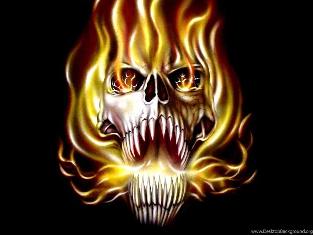 Wallpapers Ghost Tattoo Rider 1024x768
