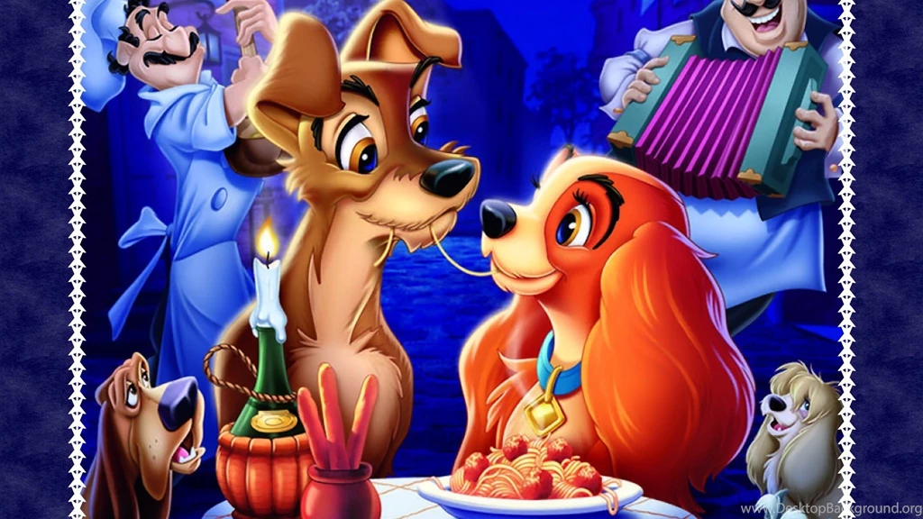 000080 Color Wallpapers: LADY TRAMP Disney Wide Resolution. SONY ...