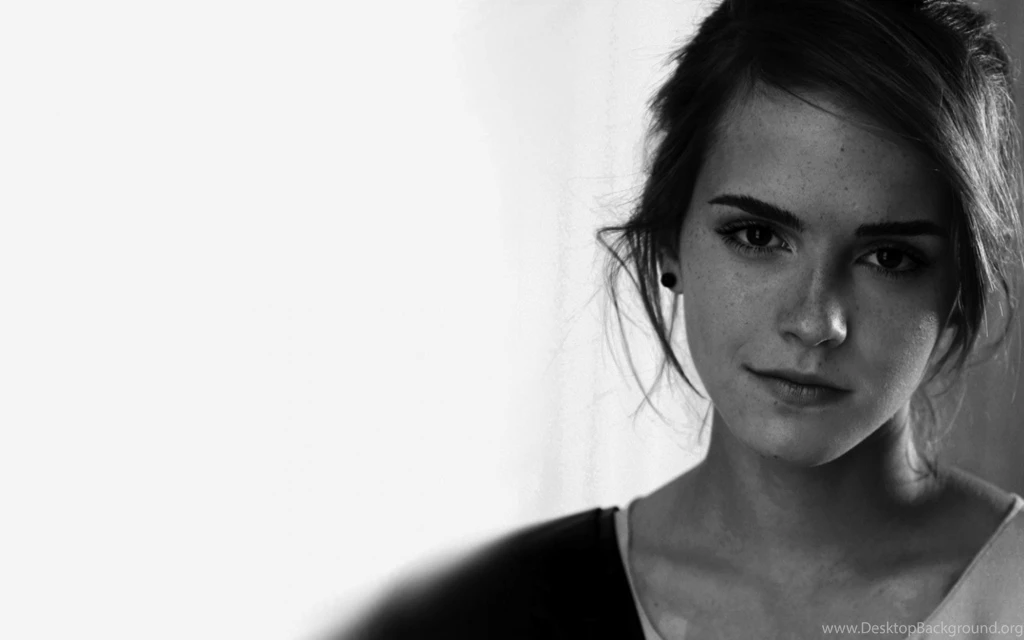 1680x1050 Emma Watson Monochrome Portrait Desktop PC And Mac Wallpapers