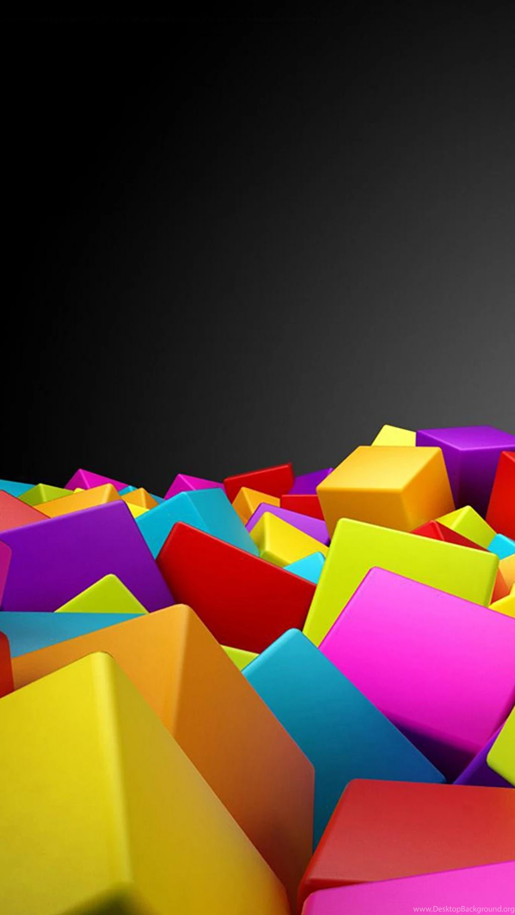 Colorful Rubik Cubes iPhone 6 Plus HD Wallpapers / IPod Wallpapers ...