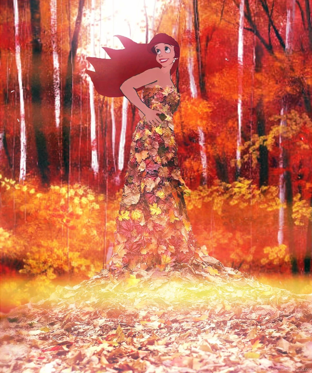 Ariel In Autumn Disney Princess Photo (32688180) Fanpop