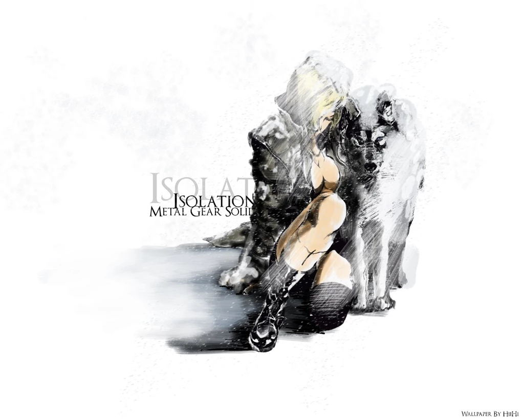 Mgs Metal Gear Solid Isolation Artwork Game Girl Dog