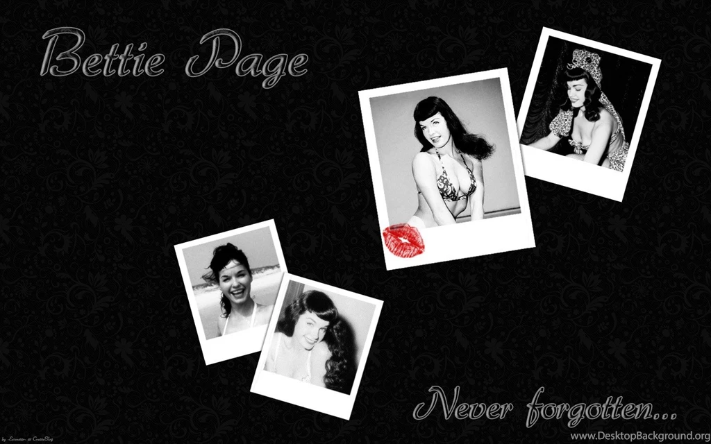 Bettie Page Color Wallpapers