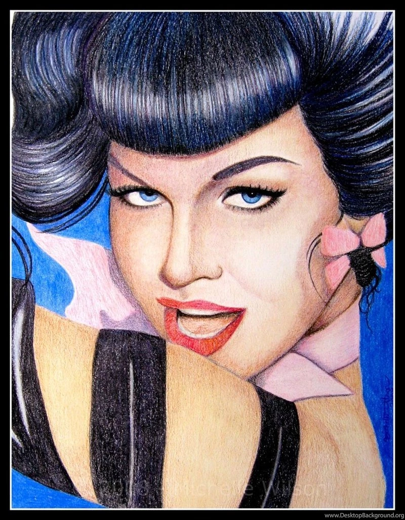 Bettie Page Art Wallpapers