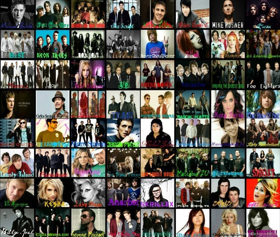 DeviantArt: More Like Music Artists Collage By VampirahLove971