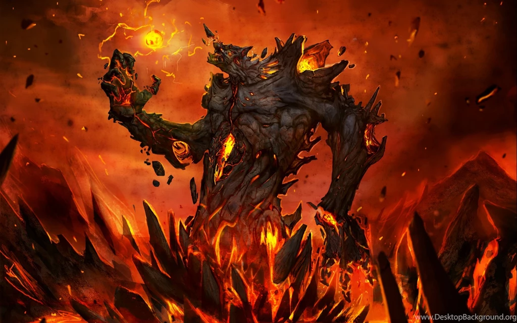 Dark Horror Demon Art Fire Wallpapers