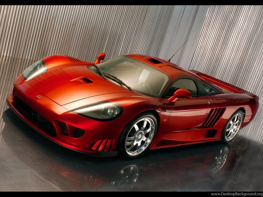 2005 Saleen S7 Twin Turbo   Orange   Side Angle   1024x768 Wallpapers