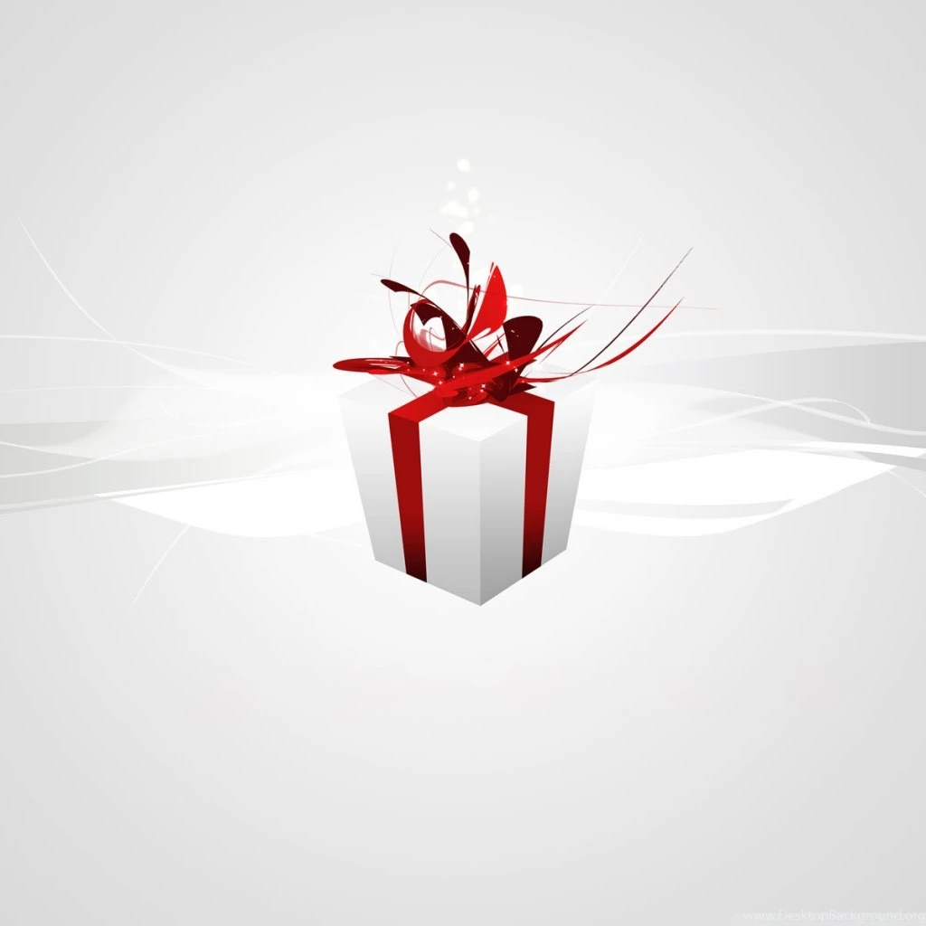 Christmas Present Silver HD Desktop Wallpapers : Widescreen : High ...