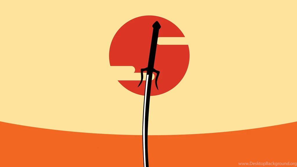 SuperHD.pics: Samurai Champloo Sun Drawings Katana Minimalistic ...