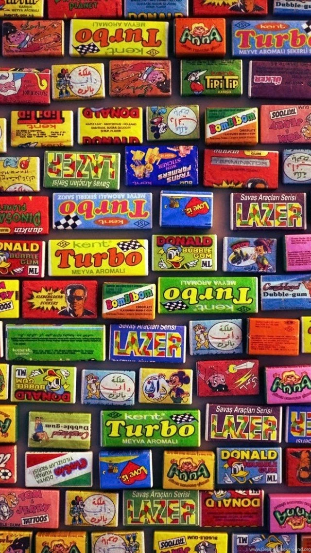 Childhood Bubble Gum iPhone 5s Wallpapers Download