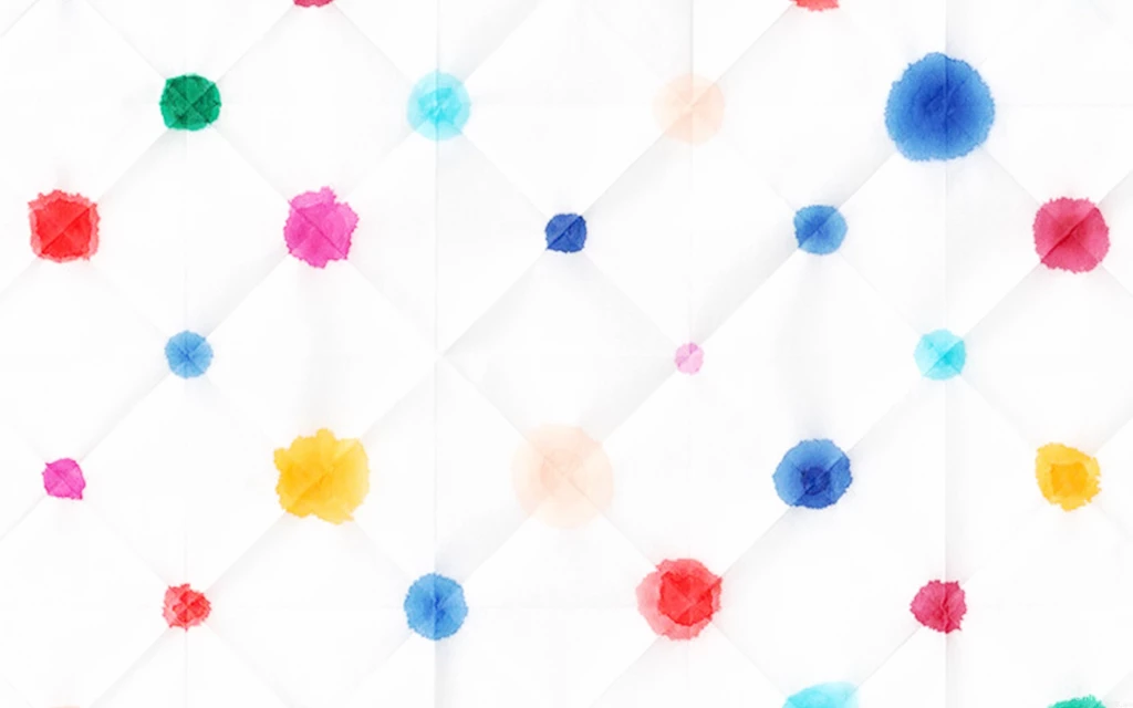 Multicolored Watercolor Dots Wallpapers