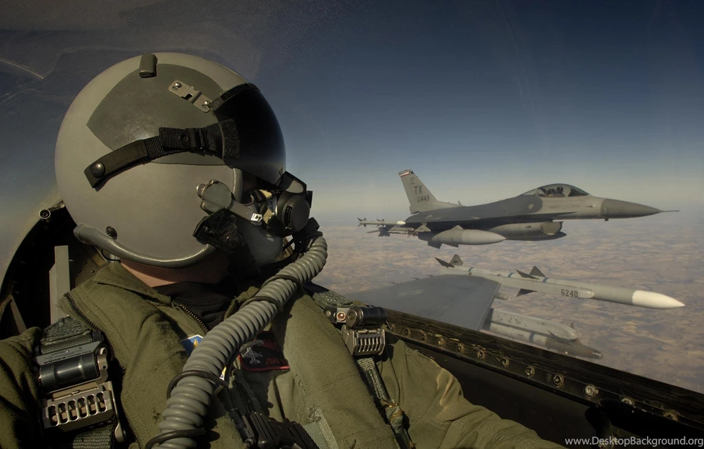 F 16 From Cockpit   (