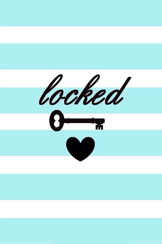 Baby Blue Locked Phone