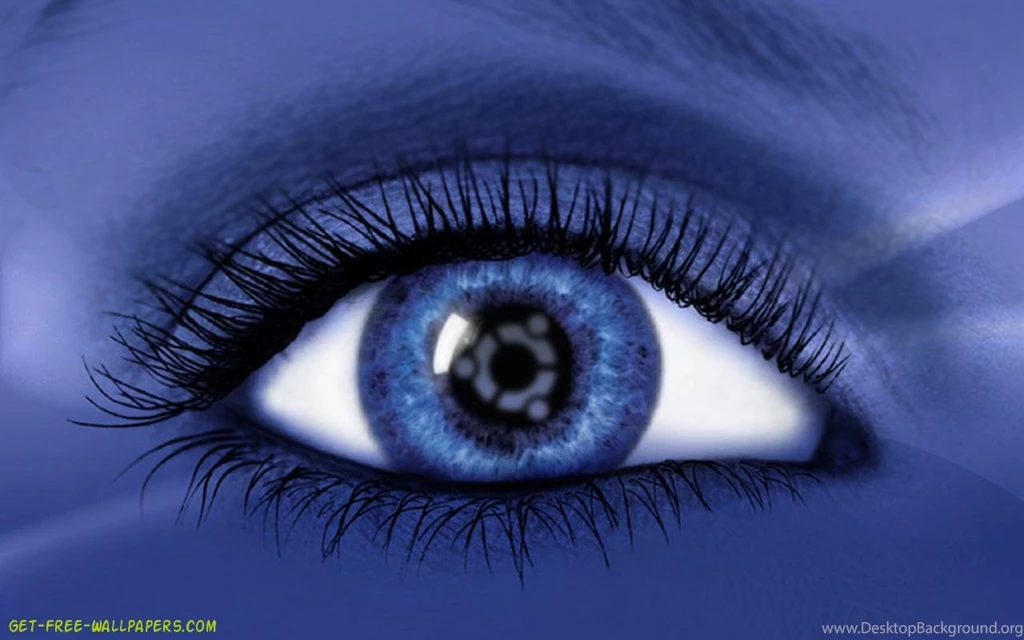 Blue Ubuntu Eye Technology Wallpapers HD Wallpapers Download