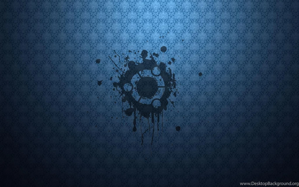 Dark Blue Ubuntu Wallpapers