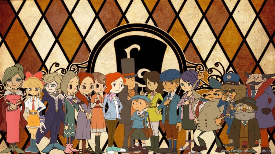 DeviantArt: More Like Professor Layton Characters I Like Wallpapers ...