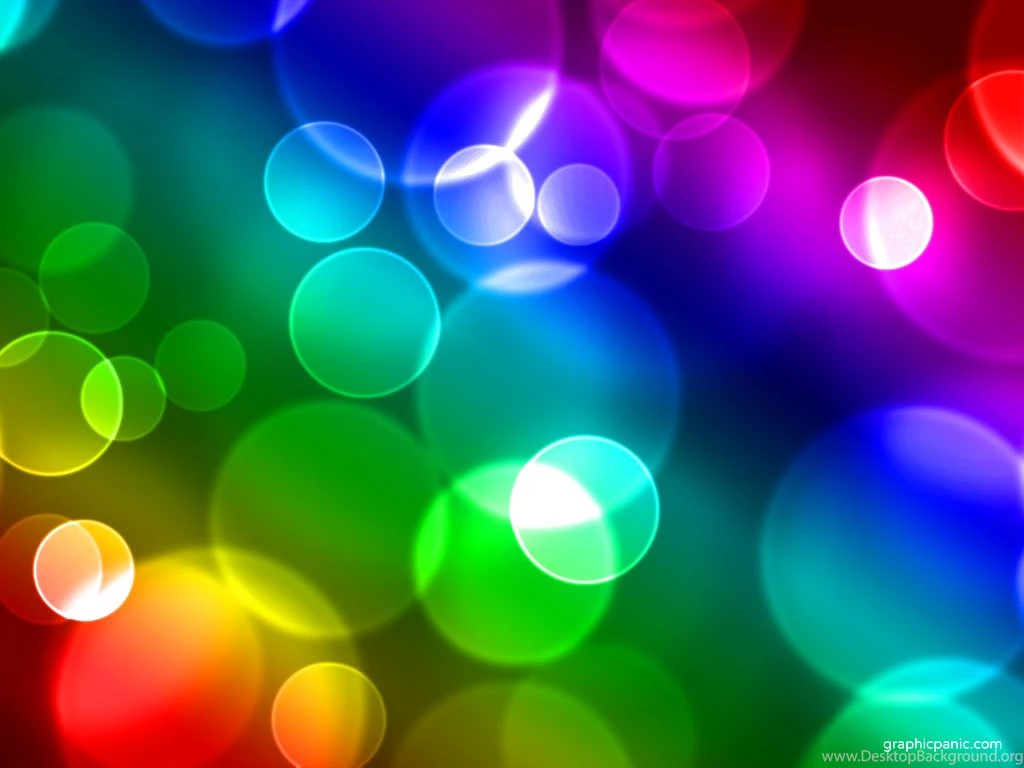 Rainbow Bokeh Backgrounds Powerpoint Backgrounds Templates