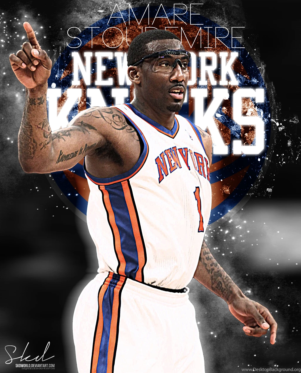 AMARE STOUDEMIRE OF NY KNICKS By SkdWorld On DeviantArt