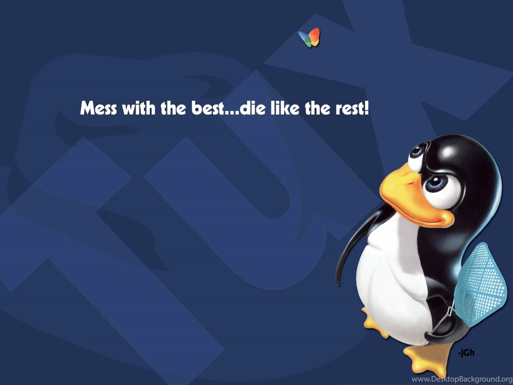 Tux Swats Msn Wallpapers (